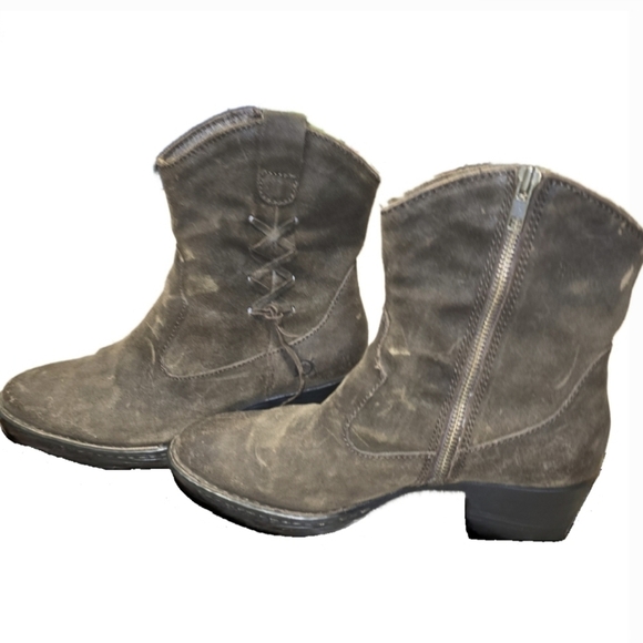 Børn "Alondra" Glazed Ginger Rustic Barn Ankle Boots/Booties 7.5 - Price Firm - Picture 3 of 8